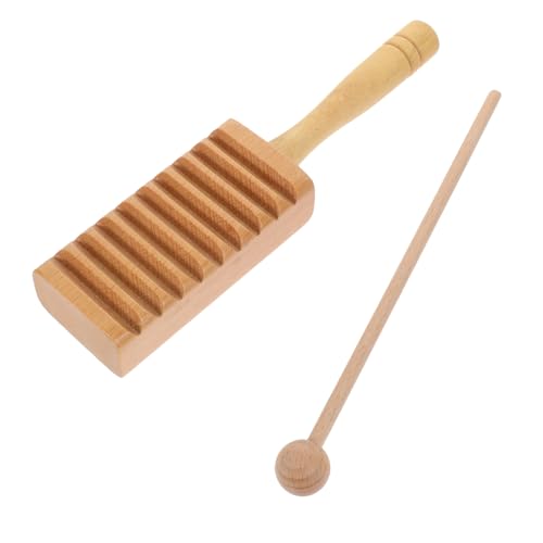 Abaodam 1Satz Musikinstrumente für Holz Percussion Guiro Klangblock Lernspielzeug für Kleinkinder Rhythmus und Motorikfähigkeiten Abaodam 1Satz Musikinstrumente für Holz Percussion Guiro Klangblock Lernspielzeug für Kleinkinder Rhythmus und Motorikfähigkeiten von Abaodam