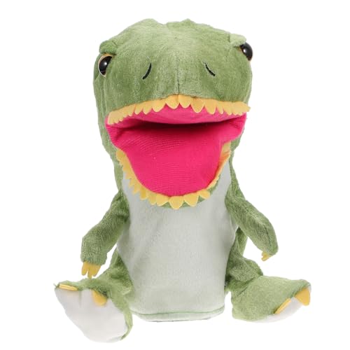 Abaodam 1Stk Dinosaurier-Handpuppenspielzeug Junge Dinosaurier Plüsch Spielzeugautos Dino stofftier Dino plüschtier Plüschpuppe Geburtstagsgeschenk Wohnkultur PP Baumwolle Green von Abaodam