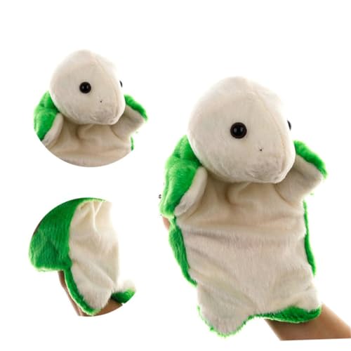 Abaodam 1Stk Geschichte Marionetten Kinder+Spielzeug Schildkrötenpuppen Tierpuppen interaktives Spielzeug kinderspielzeug Hand Puppet Geschichte erzählende Marionette Handpuppe Green von Abaodam