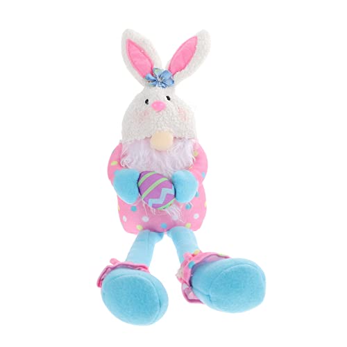 Abaodam 1Stk Kaninchen-Verzierung für kinderspielzeug plushdoll lauch Kuscheltier hausdeko Karikatur langbeiniges Kaninchen ausgestopftes Kaninchenspielzeug Polyester Blue von Abaodam