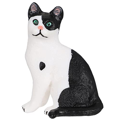 Abaodam 1Stk Katzenmodell Cutie Cats Katzen Miniaturmodell zabawki stymulujące rozwój Katzenfigur spielkatze Tierfiguren- Tiermodell Katze Tierfigur Plastik Black von Abaodam