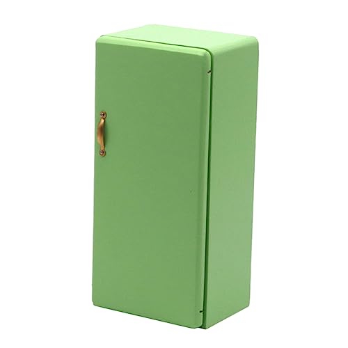 Abaodam 1Stk Kühlschrank Modell kühlschrank für Kid Toys Children Toys Kühlschrankmagnete lustig Mini-Küchendekoration Zubehör für Puppenhäuser Holz Green von Abaodam