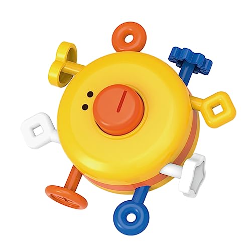 Abaodam 1Stk Musik mit Fingerdruck für kinderspielzeug Sensory Toy No Burrs Toy babyspielzeug Fingerübungsspielzeug Bildungsspielzeug Plastik Yellow von Abaodam