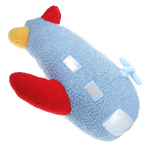 Abaodam 1Stk Puppe Flugzeug Kissen Schlafzimmer baumwolltücher couchauflage Sofa Cushion ausgestopft Frosch Flugzeug-Plüschkissen Plüschkissen für Super weicher Kurzplüsch von Abaodam