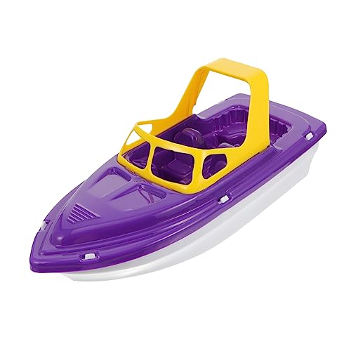 Abaodam 1Stk Schnellboot badespielzeug Bath Toy duschen Rennboot Pool babybadewanne für Rennboote Spielzeugboote aus Kunststoff Plastik Violett von Abaodam