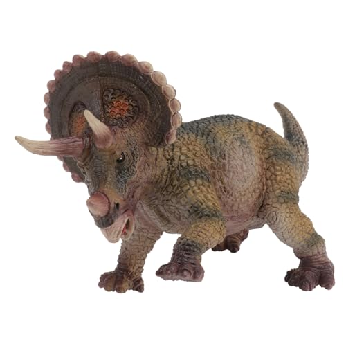 Abaodam 1Stk Triceratops-Modell Gartentierstatuen Dinosaurier-Simulationsmodell Tierfiguren Mini-Drachen Drachenstatuen Spielzeug Triceratops-Figuren realistische Dinosaurierfigur PVC von Abaodam