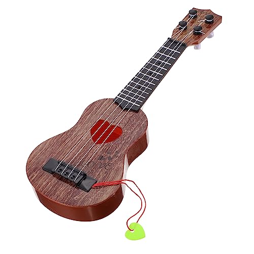 Abaodam 1Stk Ukulele kinderinstrumente musikinstrumente Kinderpädagogisches Musikalisches Lernspielzeug Mini-Instrument Musikalisches Plastik Coffee von Abaodam