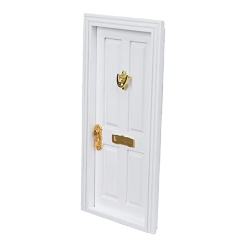 Abaodam 1stück Mini Holz Tür Für Puppenhaus Dekorative Requisite Für Miniaturlandschaften Weißes Fächer Design Aus Hochwertigem Holz Für Modelle Puppenhäuser Und Kreative Projekte Abaodam 1stück Mini Holz Tür Für Puppenhaus Dekorative Requisite Für Miniaturlandschaften Weißes Fächer Design Aus Hochwertigem Holz Für Modelle Puppenhäuser Und Kreative Projekte von Abaodam