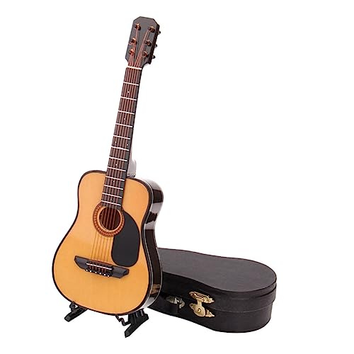 Abaodam 1stück Miniatur Gitarrenmodell Lifelike Dekoration Für Zuhause Büro Lehrmittel Hochwertiges Design Für Sammler Und Musikliebhaber Abaodam 1stück Miniatur Gitarrenmodell Lifelike Dekoration Für Zuhause Büro Lehrmittel Hochwertiges Design Für Sammler Und Musikliebhaber von Abaodam