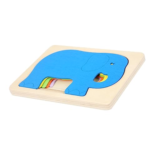 Abaodam 1stk 3D-Puzzle Puzzle- Kleinkindspielzeug Für Kleinkinder Dinosaurier-Puzzle Mechanikerspielzeug Dinosaurier-Handwerk Kinderspielzeug Hölzern Colorful von Abaodam