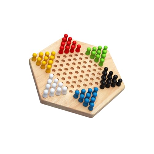 Abaodam 1stk Chinesische Dame Aus Holz Traditionelle Chinesische Dame Kinder Dame Chinesische Dame-stöpsel Klassisches Spielzeug Chinesisches Damespiel Spiele Für 2 Spieler Bambus von Abaodam