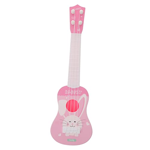 Abaodam 1stk Kinder Gitarreninstrument Spielzeug Tierisches Instrument Ukulele Musikspielzeug Kindergitarre Ukulele-Spielzeug Gitarrenspielzeug Für Kinder Musikinstrumente, Spielzeug Rosa von Abaodam