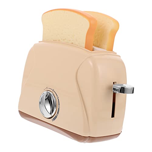 Abaodam 1stk Ofenverzierungen Kleiner Toaster Reisekessel Wasserkocher Simuliertes Möbelspielzeug Mini-Toaster-Maschine Simulation Toaster Maschine Kindergeschenk Khaki Plastik von Abaodam