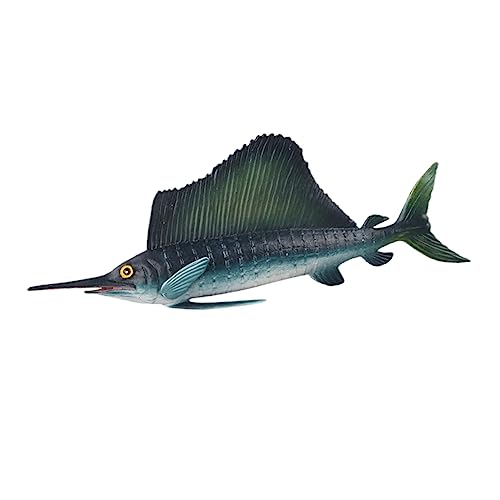 Abaodam 1stk Spielzeug Modellhaftes Meerestier Simuliertes Meerestierdekor Meerestier-Ornamente Fest Kind Schwertfisch von Abaodam