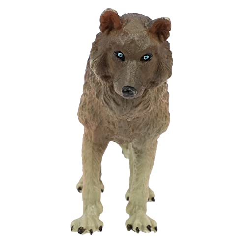 Abaodam 1stk Tiere Wolf Ornamente Wolf-Statue-Spielzeug Tiere Wolf Spielzeug Wolfsfiguren Für Kinder Tierfiguren Spielzeug Wolfsstatuen Für Wohnkultur Gefälschtes Wolfsmodell Plastik von Abaodam