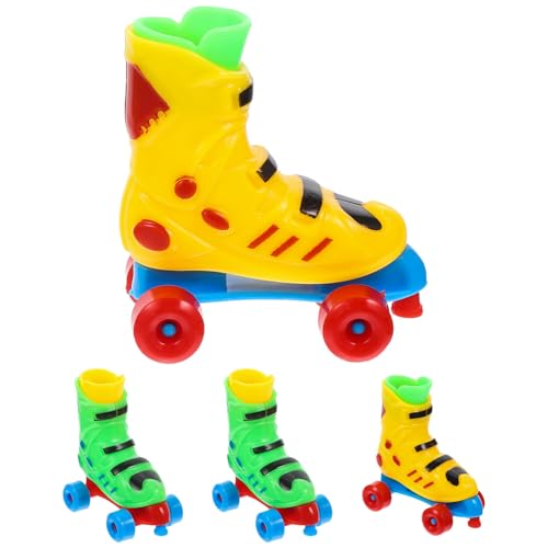 Abaodam 2 Paar Fingerspitzen-Bewegungsspielzeug kinderspielzeug DIY- Skates Sportspielzeug Finger-Skate-Modell Finger-Fake-Skate tragbares Fingerspielzeug Plastik von Abaodam