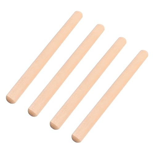 Abaodam 2 Paar Rhythmus-Stick-Percussion Trommel Mundharmonikas Musikinstrumente Musik-Rhythmus-Sticks Elektrischer Drumstick Mundharmonika Für Rasseln Holz von Abaodam