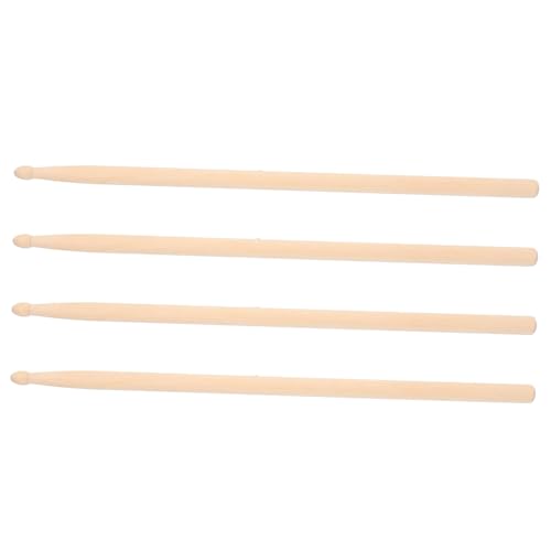 Abaodam Bühnen-Drumsticks-Set 2 Paar Holz-Drumsticks Der Größe 5a Glatte Oberfläche für Verbesserte Leistung von Abaodam