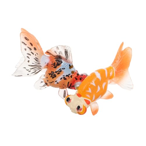 Abaodam 2 STK Simuliertes Fischspielzeug Gefälschter Fisch Aquarium Simulierte Fischfigur Fischspielzeug Für -dekore Fischfiguren Aus Kunststoff PVC von Abaodam