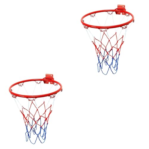 Abaodam 2 Sätze Basketballkorb für Kinder Korbreifen Mini-Basketballkörbe Spielzeug für Jungen Jungs Spielzeug für Kinder Toys Basketballring für Kinder hängender Basketballrahmen pp von Abaodam