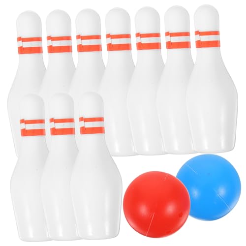 Abaodam 2 Sätze -Bowlingkugel für kinderspielzeug bescherung spielsachen stylingbã¼rsten Toys Dinge Blase entzückendes Mini-Bowling Mini-Bowling-Modell Harz von Abaodam