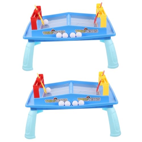 Abaodam 2 Sätze Brettspiel Tischtennis Lern-Pong-Spielzeug Mini-Sportspiele Spielset für Kinder Spielzeug für Kinder Tisch Brettspiel pädagogisches Kinderspielzeug Desktop-Spiele Plastik von Abaodam