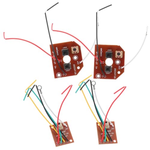 Abaodam 2 Sätze Fernbedienungsmodul Fernbedienung Auto Rc Fahrzeug Spielzeug DIY Rc Auto Sender Rc Spielzeug Sender Empfängerplatine Sender Für Rc Auto Elektronisches Experiment DIY von Abaodam