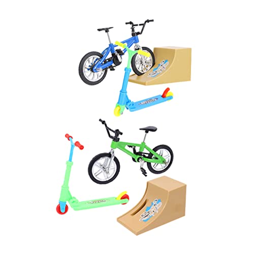 Abaodam 2 Sets Finger Scooter Für Jungen Und Mädchen Fahrrad Spielzeug Set Tisch Competitive Spiel Spielzeug von Abaodam