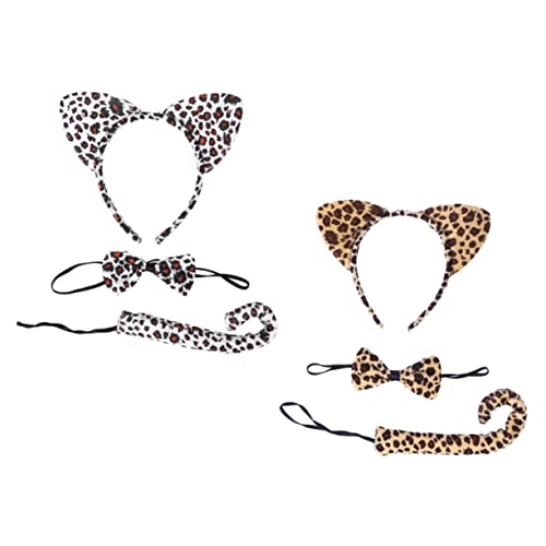 Abaodam 2 Sätze Karneval Kostüm Katzenohren Stirnband mit Abnutzungsresistente Party Cosplay Accessoires Niedliches Katzenkostüm für Mädchen Weißer und Gelber Leopardenmuster Mix Abaodam 2 Sätze Karneval Kostüm Katzenohren Stirnband mit Abnutzungsresistente Party Cosplay Accessoires Niedliches Katzenkostüm für Mädchen Weißer und Gelber Leopardenmuster Mix von Abaodam