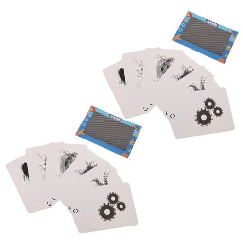 Abaodam 2 Sätze Lenticular Animation Science Toy Tragbar Einfach Zusammenzubauen Fördert Problemlösung DIY Fähigkeiten Für Frühbildung Stem Experimente Optische Täuschung Abaodam 2 Sätze Lenticular Animation Science Toy Tragbar Einfach Zusammenzubauen Fördert Problemlösung DIY Fähigkeiten Für Frühbildung Stem Experimente Optische Täuschung von Abaodam
