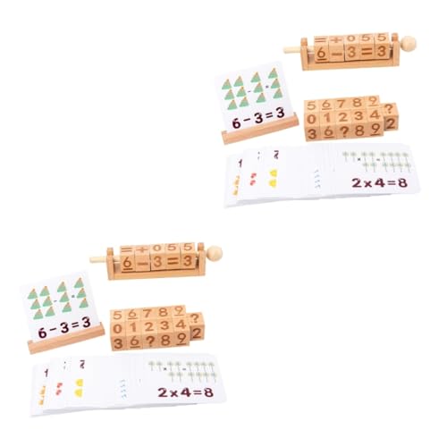 Abaodam 2 Sätze Lernhilfen Alphabetkarten für Kinder Buchstaben passendes Spielzeug Kinder Lernen Kinder Puzzle Kid Toys Lernspielzeug pädagogisches Spielzeug für den Kindergarten hölzern von Abaodam