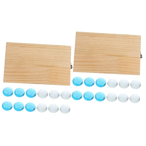 Abaodam 2 Sätze Mankala Lernspielzeug Mancala-brettspiel Brettspiele Aus Holz Mancala-perlen Mancala-Spiel Aus Holz Trainingsschachspielzeug Logiktraining Schach Mancala-Spielzeug ， von Abaodam