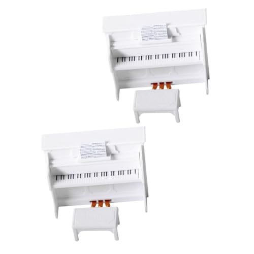 Abaodam 2 Sätze Miniatur Klavier mit Hocker Miniatur Instrument für Puppenhaus Möbel Dekoration Rollenspiel Zubehör Abaodam 2 Sätze Miniatur Klavier mit Hocker Miniatur Instrument für Puppenhaus Möbel Dekoration Rollenspiel Zubehör von Abaodam