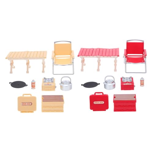 Abaodam 2 Sätze Puppenhaus Zubehör Kindersicheres Material Platzsparendes Design für Fantasievolles Outdoor-Spiel Abaodam 2 Sätze Puppenhaus Zubehör Kindersicheres Material Platzsparendes Design für Fantasievolles Outdoor-Spiel von Abaodam