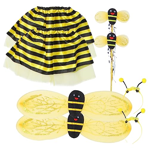 Abaodam 2 Sätze kleine Bienenrequisiten Stirnbänder Bienenkostüm halloweenkostüme für Halloween Kleider für Dekoration für Partykleidung Bienen-Cosplay-Zubehör Plastik von Abaodam