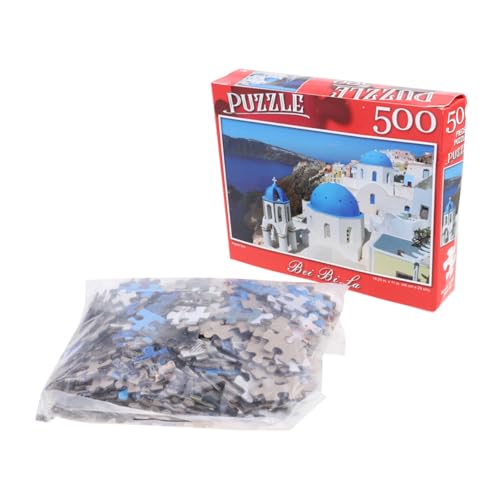 Abaodam Puzzles Für Erwachsene 500 Teile Lernpuzzle Spielzeug Modepuzzleset Zuhause Entspannung Geduld Gebäude von Abaodam