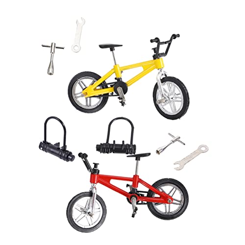 Abaodam 2 Sets Fingerbike Mini Finger Für Fingertipp Bewegung Tischspiel Für Freizeit Und Geschicklichkeit Handliches Fingerbike Set Und von Abaodam