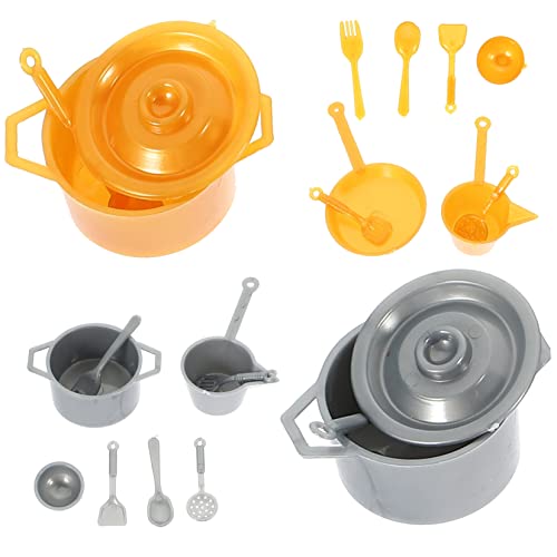 Abaodam 2 Sets Mini Küchenutensilien Dekor Für Die Küche Zuhause Akzente Dekor Miniatur Geschirr Mini Hauszubehör Besteck Heimdekoration Miniatur Gabeln Löffel Tischdekoration von Abaodam