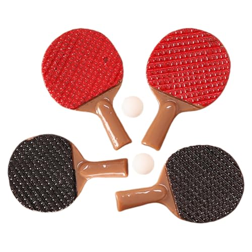 Abaodam 2sätze Mini Tischtennis Set Für Puppenhäuser Schläger Maßstab Detailgetreue Miniaturmöbel Für Kreative Spielaktivitäten Und Sammlerstücke Abaodam 2sätze Mini Tischtennis Set Für Puppenhäuser Schläger Maßstab Detailgetreue Miniaturmöbel Für Kreative Spielaktivitäten Und Sammlerstücke von Abaodam