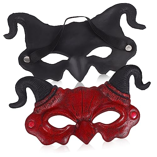 Abaodam 2 Stk. Teufelsmaske halloween costume halloween kleidung faschings masken Teufelshörner hallowen masks Cosplay Maskerade gruselig Halloween-Party-Requisiten Party-Maske PU-Schaum Abaodam 2 Stk. Teufelsmaske halloween costume halloween kleidung faschings masken Teufelshörner hallowen masks Cosplay Maskerade gruselig Halloween-Party-Requisiten Party-Maske PU-Schaum von Abaodam
