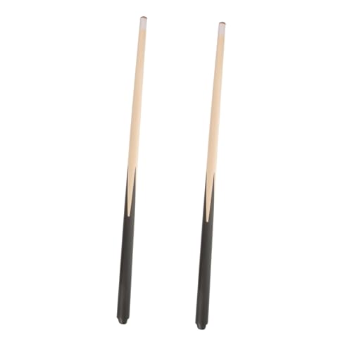 Abaodam 2 Stück Billard Queue Sticks Aus Holz Kurze Pool Queue Für Präzises Spiel Ideal Für Zuhause Und Bars Robuste Verarbeitung Praktisches Zubehör Für Billardliebhaber von Abaodam