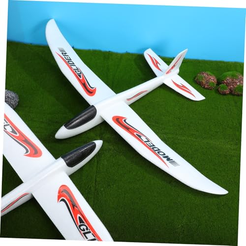 Abaodam 2 Stück Große Epp Schaumstoff Handwurf Flugzeuge mit Sticker zum Dekorieren Robustes Outdoor Flugzeugspielzeug für Koordination und Orientierungssinn Abaodam 2 Stück Große Epp Schaumstoff Handwurf Flugzeuge mit Sticker zum Dekorieren Robustes Outdoor Flugzeugspielzeug für Koordination und Orientierungssinn von Abaodam