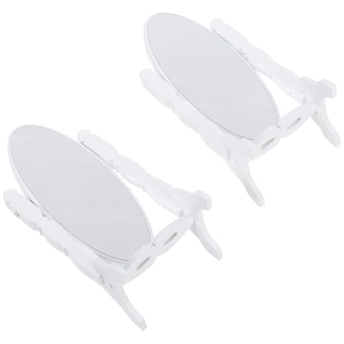 Abaodam 2 Stück Handspiegel Vintage Kosmetikspiegel Puppenhaus Vintage Spiegel Puppenhaus Zubehör Spiegel Kleiner Retro Winziger Kleiner Abaodam 2 Stück Handspiegel Vintage Kosmetikspiegel Puppenhaus Vintage Spiegel Puppenhaus Zubehör Spiegel Kleiner Retro Winziger Kleiner von Abaodam