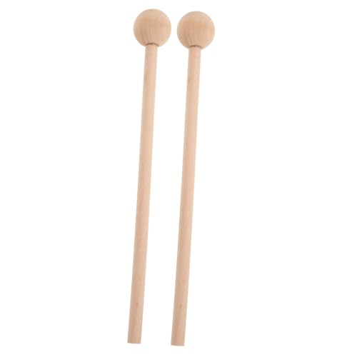 Abaodam 2 Stück Holz Percussion Sticks Mallets 12,18 Zoll Rhythmus Klavier Hammer Für Kinder Xylophon Glockenspiel Mallets Mit Holzgriff Drum Sticks Für Chime Glockenspiel Glocken von Abaodam