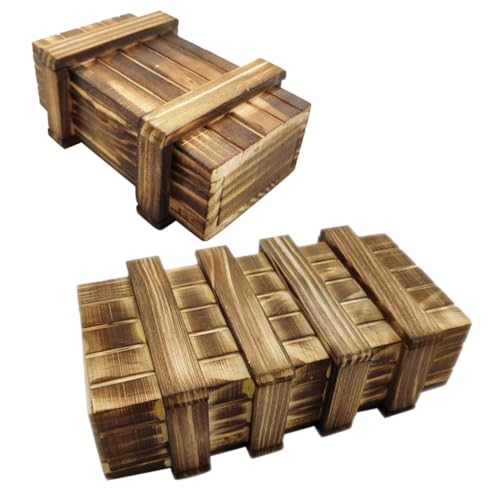 Abaodam 2 Stück Holzpuzzlebox Teiliges mit Versteckten Fächern Pädagogisches Lernspielzeug für Sichere Holzmaterialien Multifunktionale Geschenkbox für Geburtstage und Weihnachten Abaodam 2 Stück Holzpuzzlebox Teiliges mit Versteckten Fächern Pädagogisches Lernspielzeug für Sichere Holzmaterialien Multifunktionale Geschenkbox für Geburtstage und Weihnachten von Abaodam