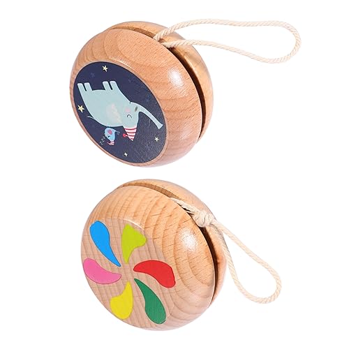 Abaodam 2 Stück Holzspielzeug für Responsive Ball Lernspielzeug Pädagogisch Mädchen Jungen Kompakt Tragbar Fördert Konzentration und Geschicklichkeit mit Süßem Muster Abaodam 2 Stück Holzspielzeug für Responsive Ball Lernspielzeug Pädagogisch Mädchen Jungen Kompakt Tragbar Fördert Konzentration und Geschicklichkeit mit Süßem Muster von Abaodam