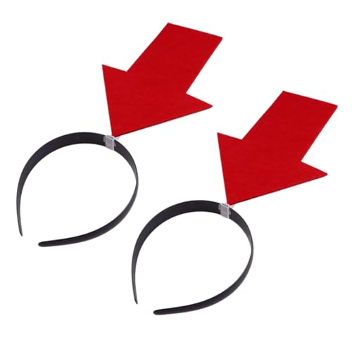 Abaodam 2 Stück Lustiges Pfeilspitzen Haarreif aus Flexible Party kopfbedeckung für Mädchen Kreatives Fotorequisit und Karnevalszubehör für Damen Abaodam 2 Stück Lustiges Pfeilspitzen Haarreif aus Flexible Party kopfbedeckung für Mädchen Kreatives Fotorequisit und Karnevalszubehör für Damen von Abaodam