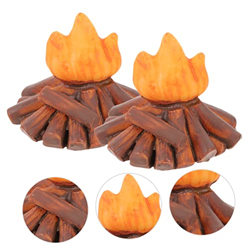 Abaodam 2 Stück Micro Campfire Modell Realistische Mini Ornament aus Resin Detailreiches Puppenhaus Zubehör Geeignet für Feengarten Outdoor Mikro Landschaft DIY Dekoration Abaodam 2 Stück Micro Campfire Modell Realistische Mini Ornament aus Resin Detailreiches Puppenhaus Zubehör Geeignet für Feengarten Outdoor Mikro Landschaft DIY Dekoration von Abaodam