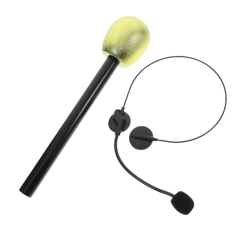 Abaodam 2stücke Fake Mikrofon Headset Kostüm Requisiten Für Junge Mädchen Und Erwachsene Zubehör Für Cosplay Partys Und Konzerte Realistische Darstellung Eines Sängers Abaodam 2stücke Fake Mikrofon Headset Kostüm Requisiten Für Junge Mädchen Und Erwachsene Zubehör Für Cosplay Partys Und Konzerte Realistische Darstellung Eines Sängers von Abaodam