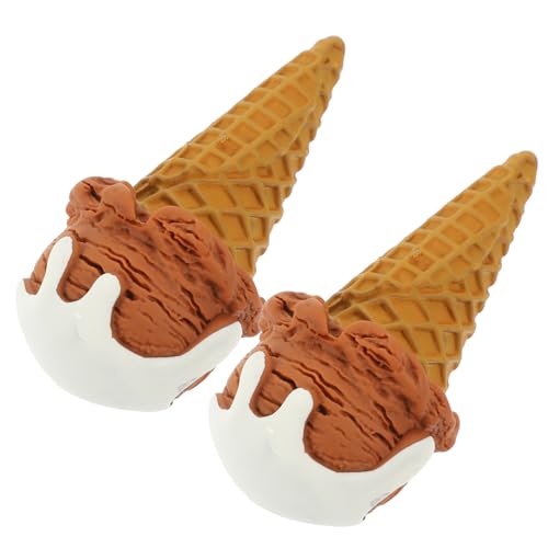 Abaodam 2stücke Künstliches Eistüten-Modell Realistisches Dekorationsobjekt Für Fotografie Und Dessert-Shops Geschenkidee Für Partys Und Feiern Aus Stabilem Harz Gefertigt Lebendige Und Abaodam 2stücke Künstliches Eistüten-Modell Realistisches Dekorationsobjekt Für Fotografie Und Dessert-Shops Geschenkidee Für Partys Und Feiern Aus Stabilem Harz Gefertigt Lebendige Und von Abaodam